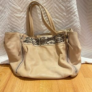 Holding Horses/Anthropologie blush leather tote